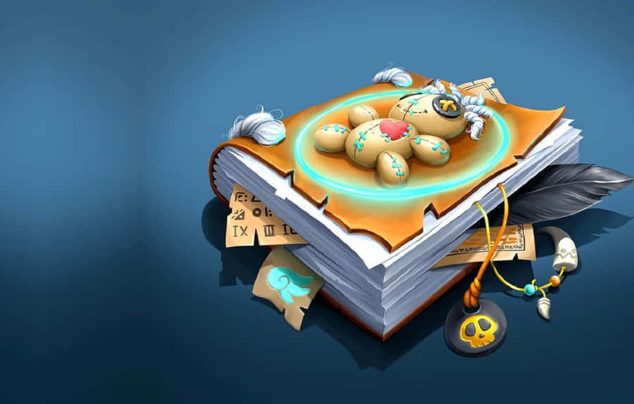 Sinister Voodoo Dolls Gathering Wallpaper