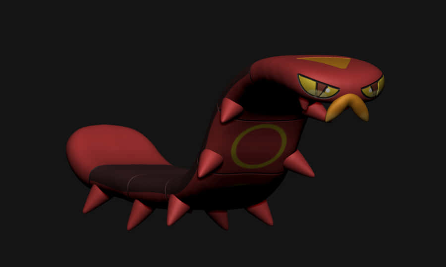 Sizzlipede Dark Background Wallpaper