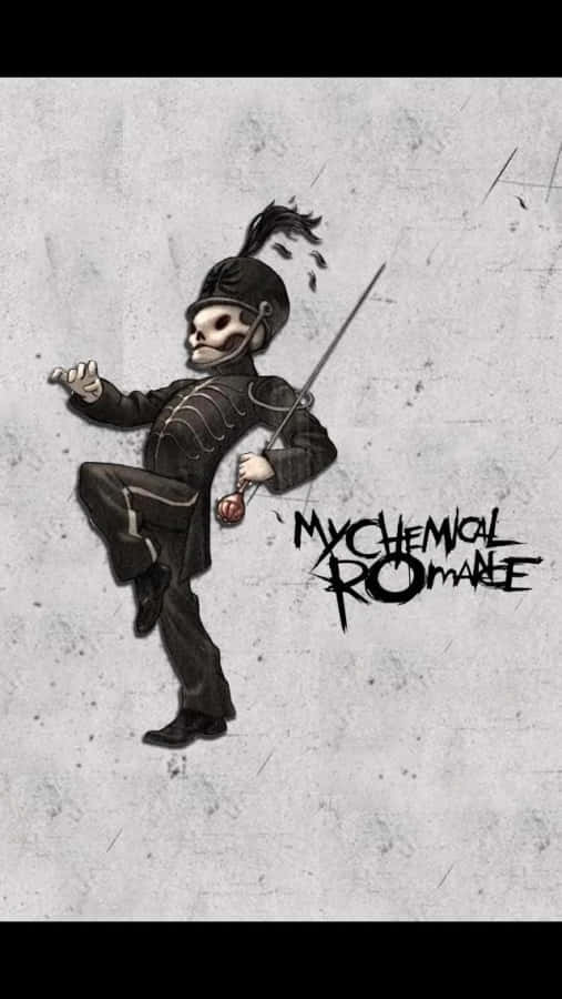 Skeleton_ Fencer_ M C R_ Fan_ Art Wallpaper