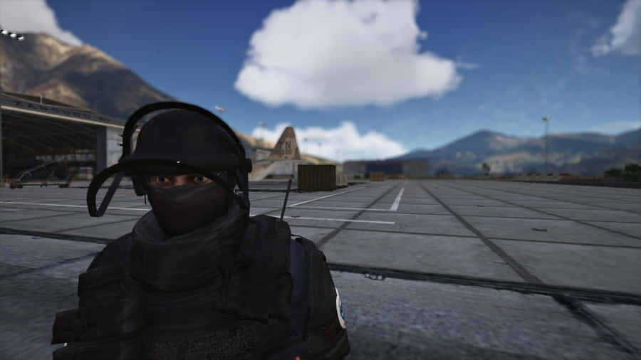 Skilled Healer In Action - Doc From Rainbow Six Siege Wallpaper