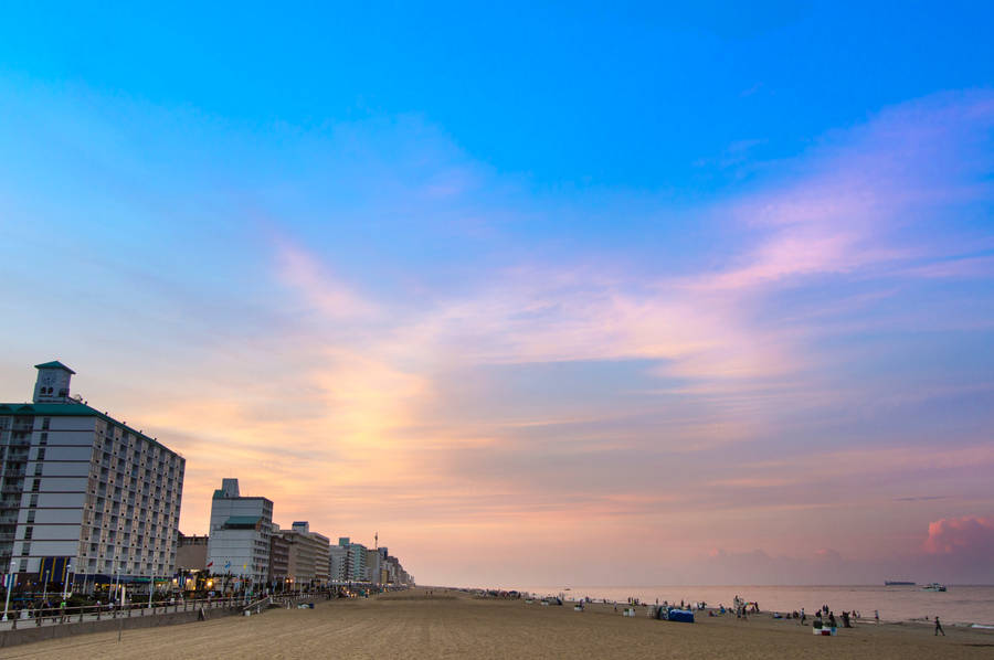 Sky Above Virginia Beach Wallpaper