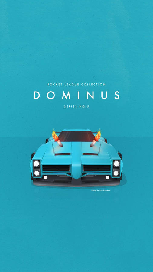 Sky Blue Dominus Car Rocket League Iphone Wallpaper