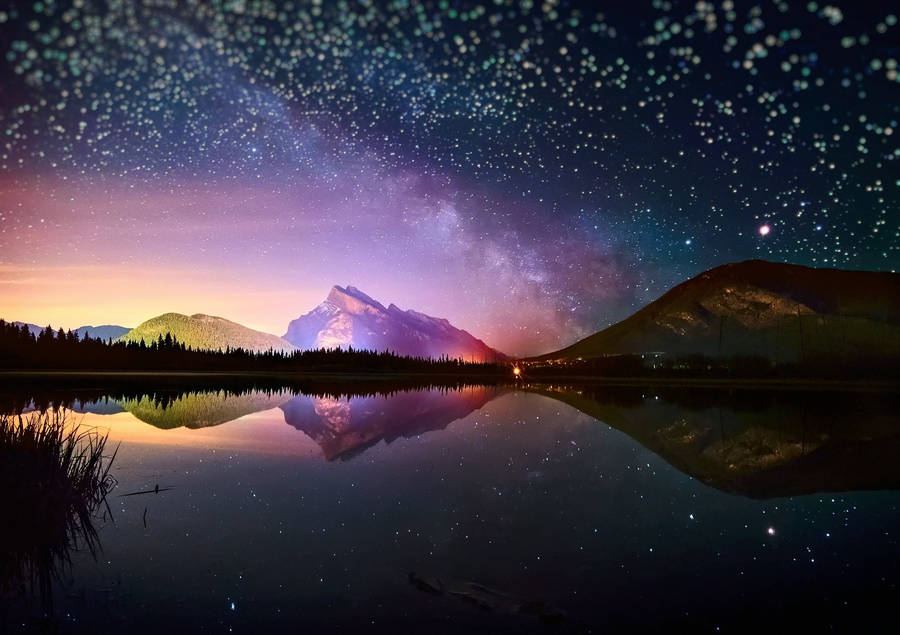 Sky Hd Reflection Wallpaper
