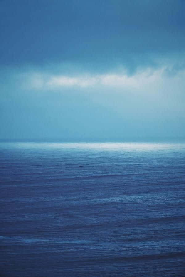 Sky Of Possibilities In Azure Blue Wallpaper