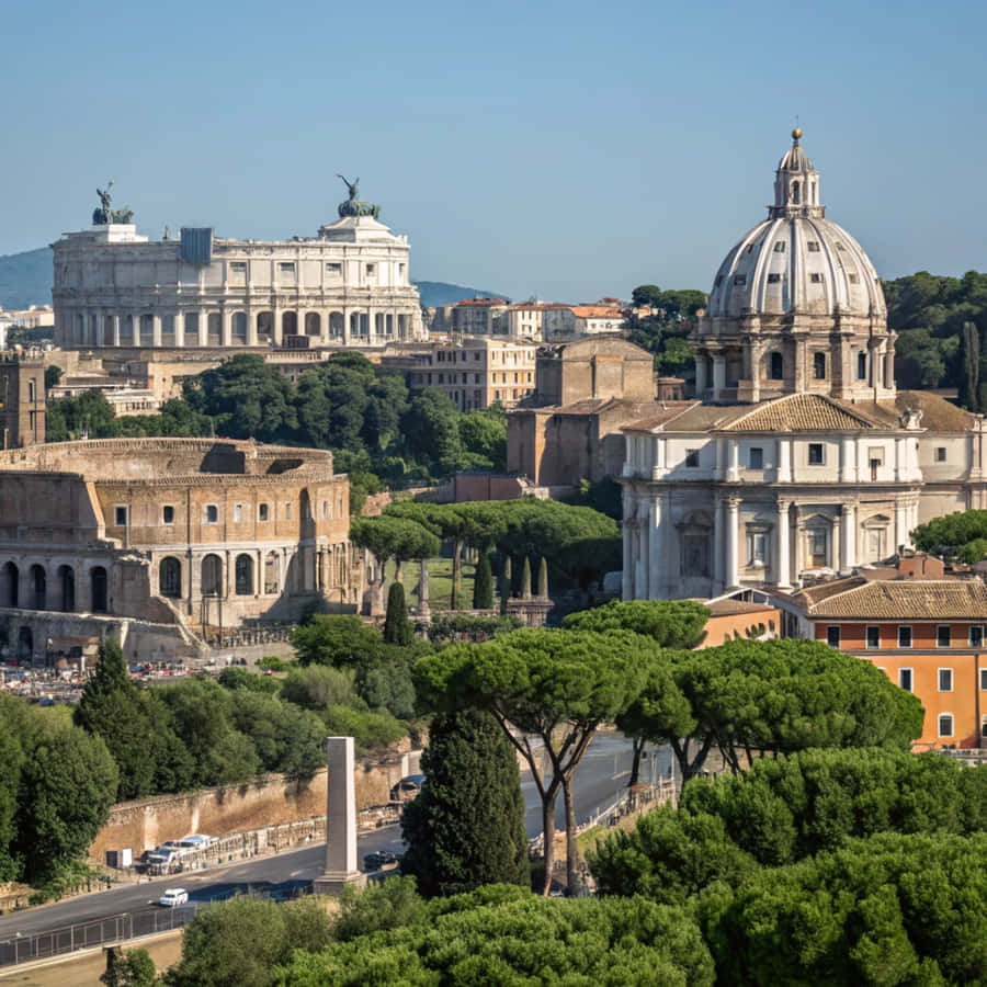 Skyline Rome Wallpaper