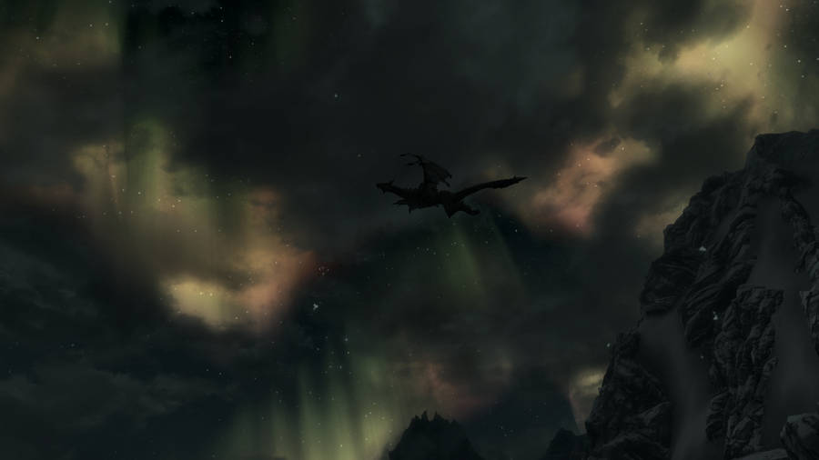 Skyrim 4k Dark Clouds Game Location Wallpaper