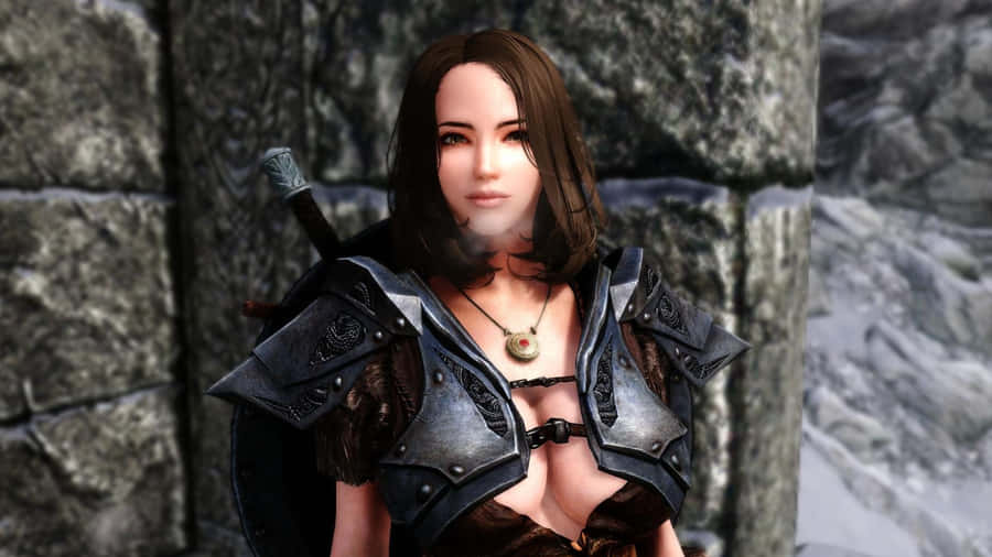 Skyrim's Loyal Companion - Lydia Wallpaper