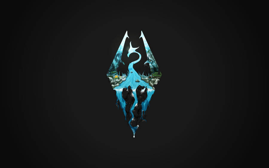Skyrim: The Elder Scrolls V Dragonborn Icon Wallpaper