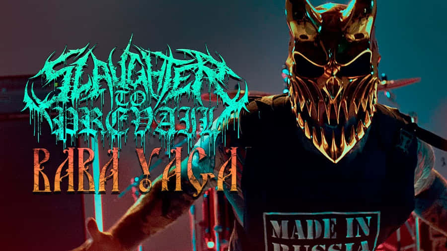 Slaughterto Prevail Baba Yaga Mask Wallpaper