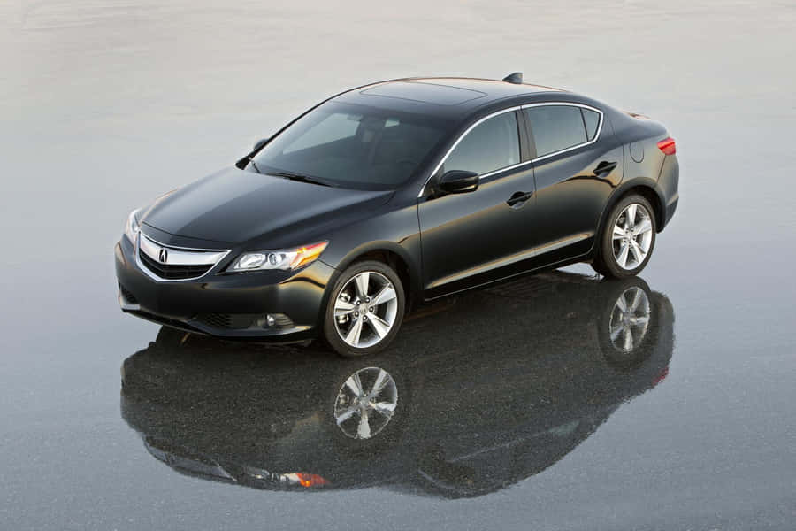 Sleek Acura Ilx In A Stunning Urban Setting Wallpaper
