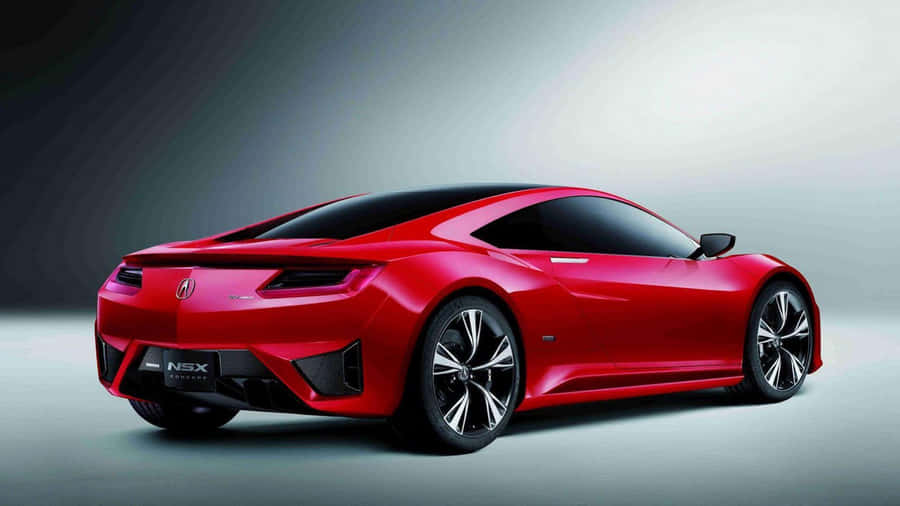 Sleek Acura Nsx Sports Car In Motion Wallpaper
