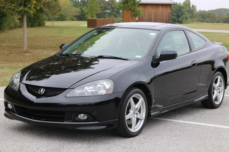 Sleek Acura Rsx On The Road Wallpaper