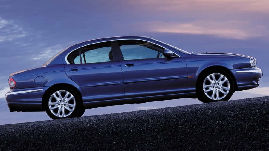 Sleek And Luxurious Jaguar X-type Wallpaper