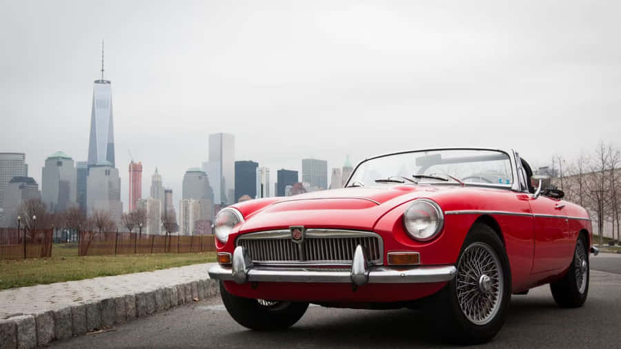 Sleek And Luxurious Mg Car Showcase Wallpaper