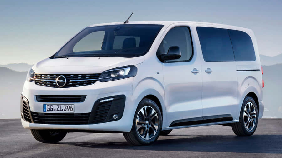 Sleek And Modern Opel Zafira On The Road Wallpaper