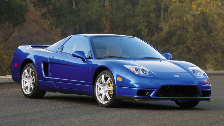Sleek And Powerful Acura Nsx On Display Wallpaper