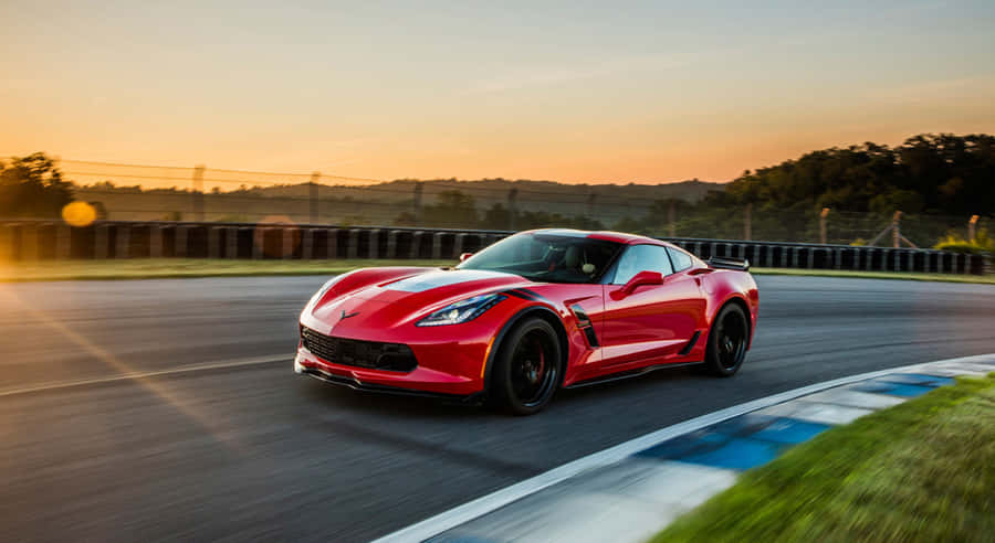 Sleek And Powerful Chevrolet Corvette Grand Sport Wallpaper