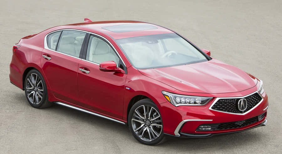 Sleek And Sophisticated Acura Rlx In The City Wallpaper