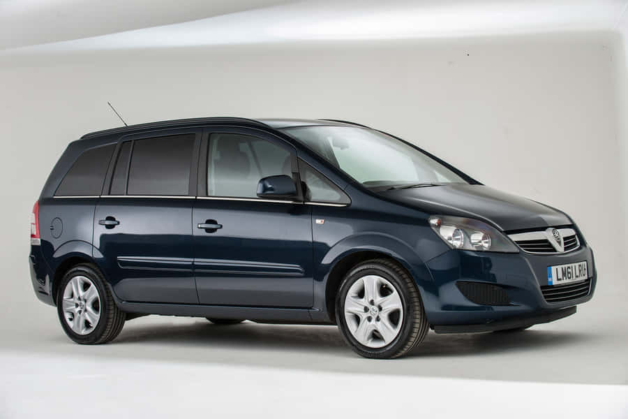 Sleek And Sporty Opel Zafira In Action Wallpaper