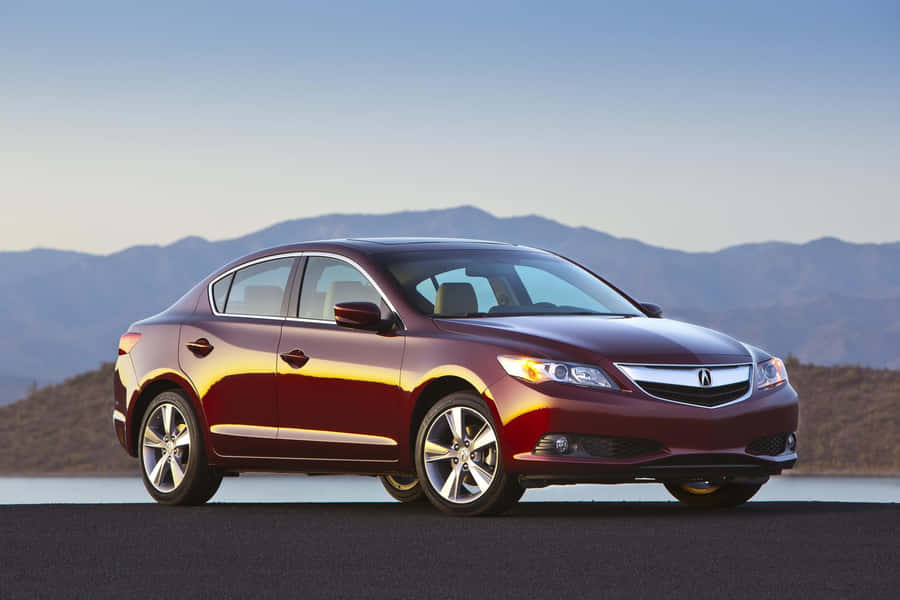 Sleek And Stunning, Acura Ilx On Display Wallpaper