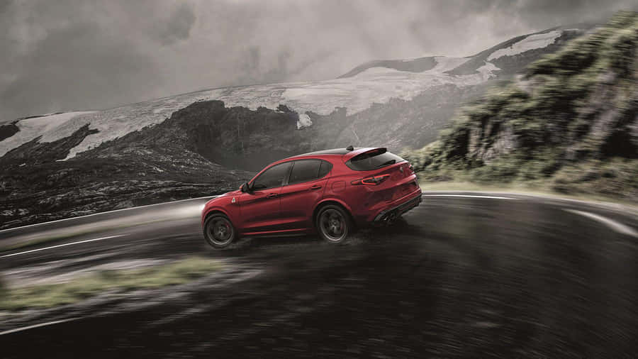 Sleek And Stylish Alfa Romeo Stelvio Wallpaper
