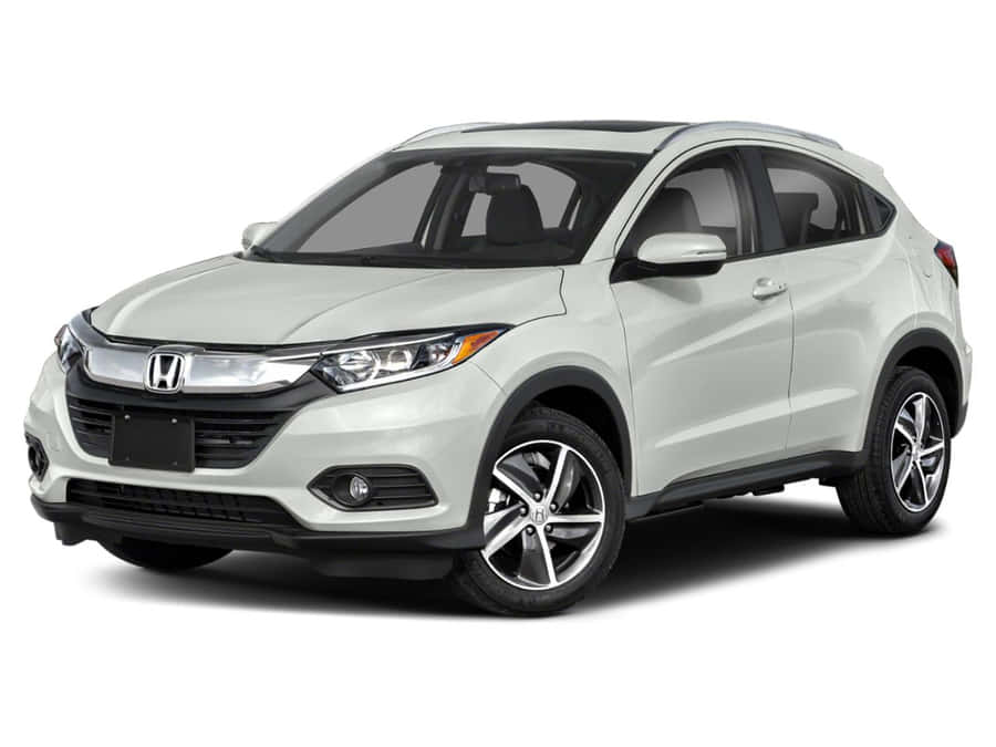 Sleek And Stylish Blue Honda Hr-v On A Scenic Highway Wallpaper