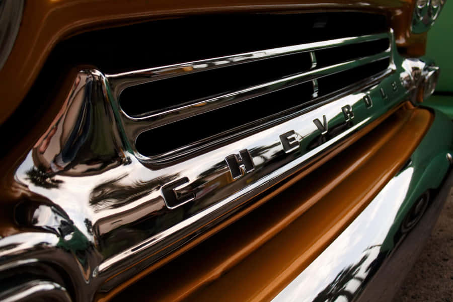 Sleek And Stylish Car Grill Wallpaper