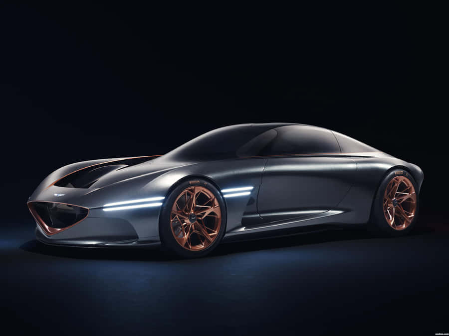 Sleek And Stylish Genesis Essentia Concept Car In High Resolution Wallpaper