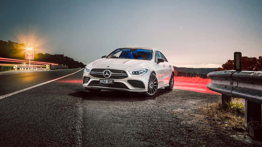 Sleek And Stylish Mercedes Benz Cla-class Wallpaper
