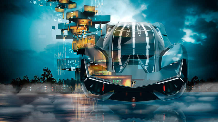 Sleek And Stylish Modern Car Concept Wallpaper