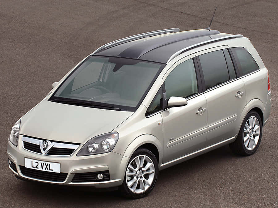 Sleek And Stylish Opel Zafira In Action Wallpaper