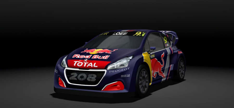 Sleek And Stylish Peugeot 208 In Cityscape Wallpaper