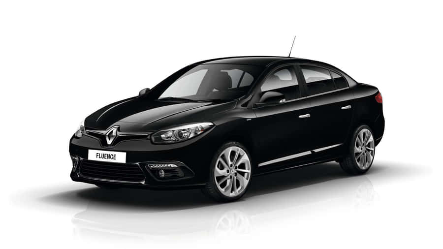 Sleek And Stylish Renault Fluence In Action Wallpaper
