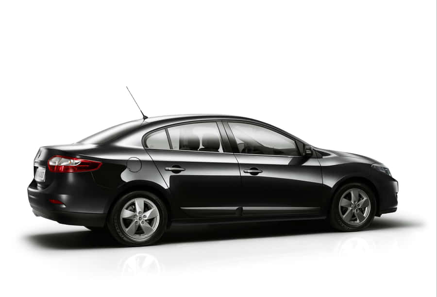 Sleek And Stylish Renault Fluence On The Road Wallpaper