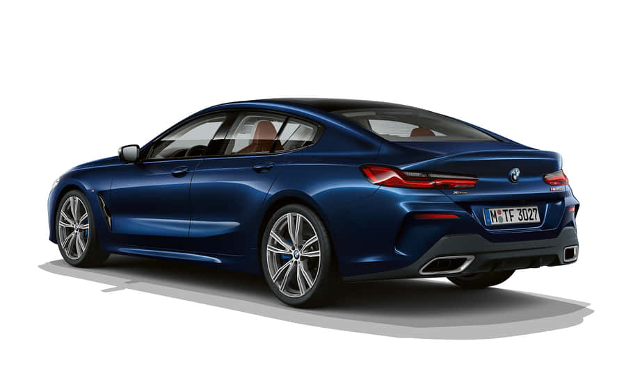 Sleek Bmw 8 Series At Sunset Wallpaper