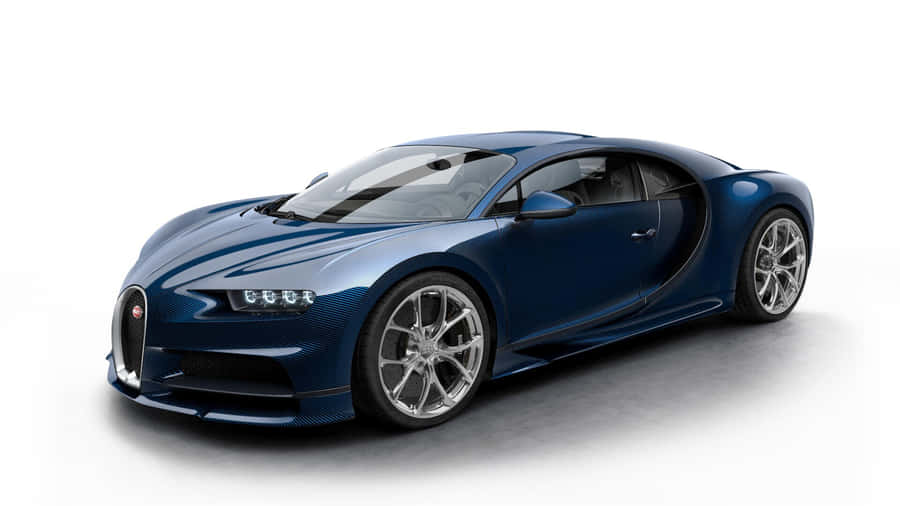 Sleek Bugatti Chiron In Action Wallpaper