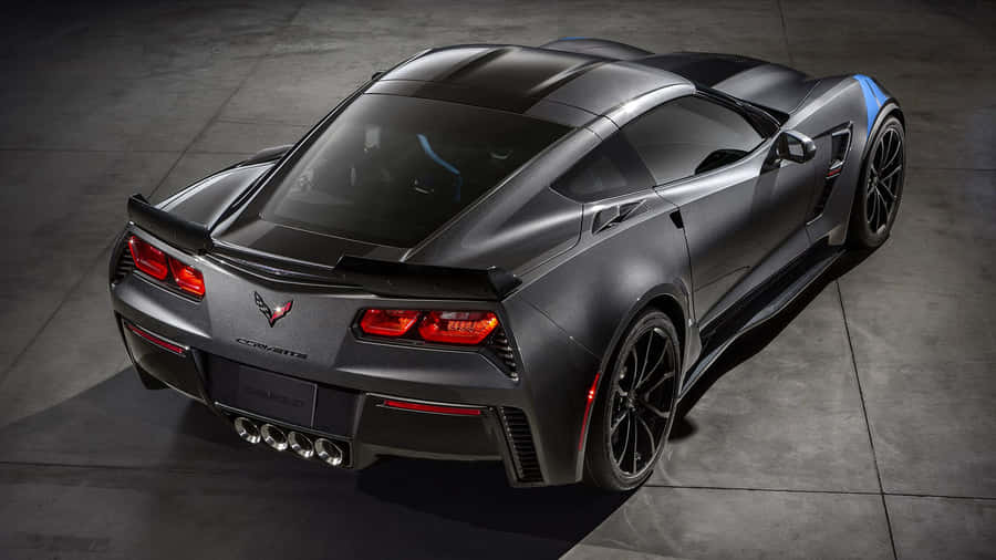 Sleek Chevrolet Corvette Grand Sport In Action Wallpaper