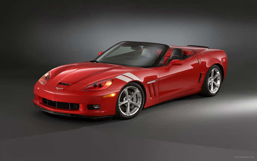 Sleek Chevrolet Corvette Grand Sport In Action Wallpaper