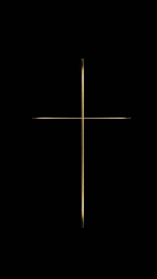 Sleek Cross Phone Screen Theme Wallpaper