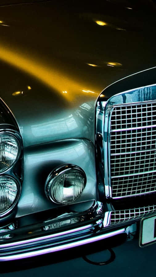 Sleek Detailing Mercedes Classic Iphone Wallpaper