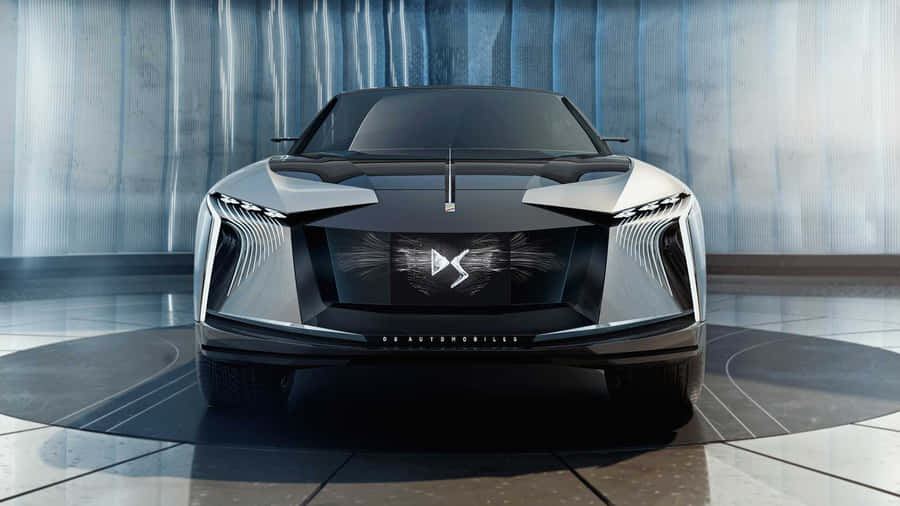 Sleek Ds Automobiles On The Road Wallpaper