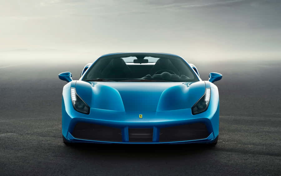 Sleek Ferrari 488 Spider In Action Wallpaper