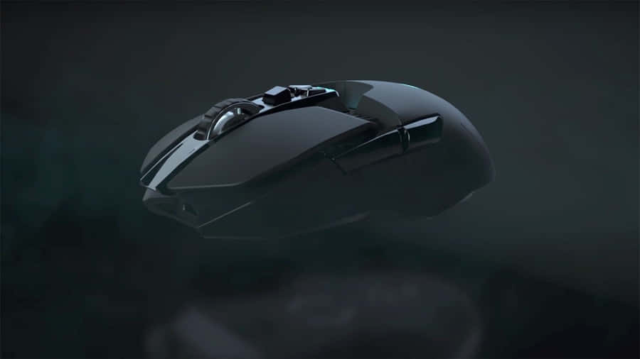 Sleek Gaming Mouse With Colorful Lights Wallpaper