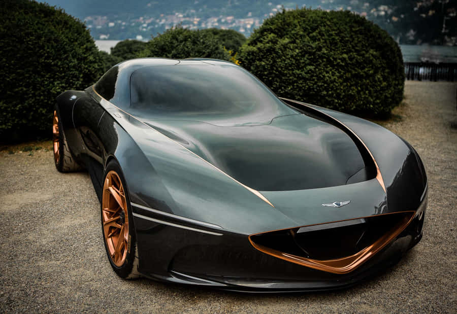 Sleek Genesis Essentia Concept Car Wallpaper