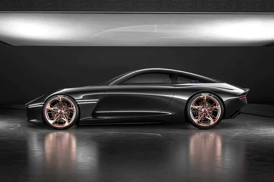 Sleek Genesis Essentia Concept Car Showcased In Stunning Environment Wallpaper