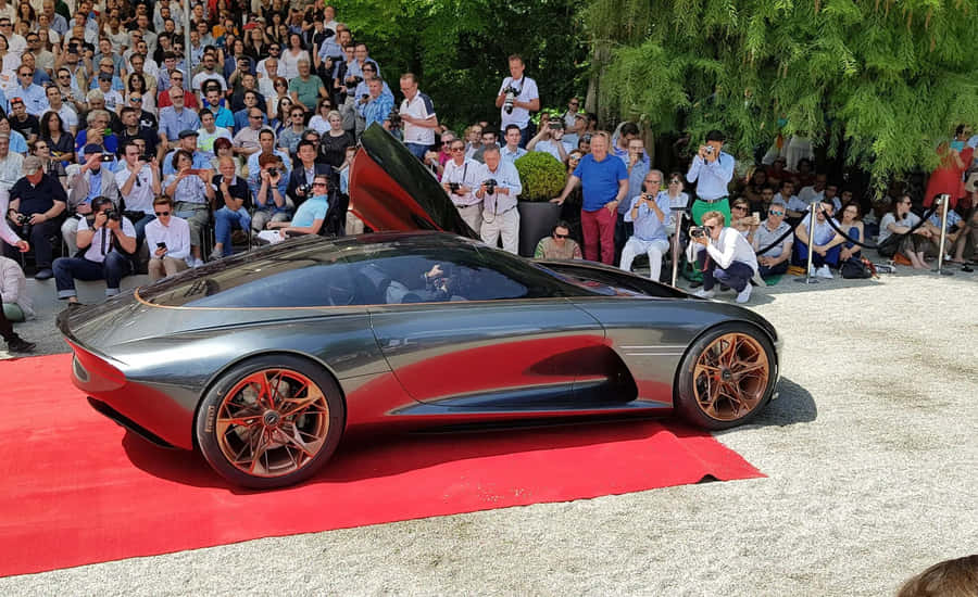 Sleek Genesis Essentia Concept On The Road Wallpaper