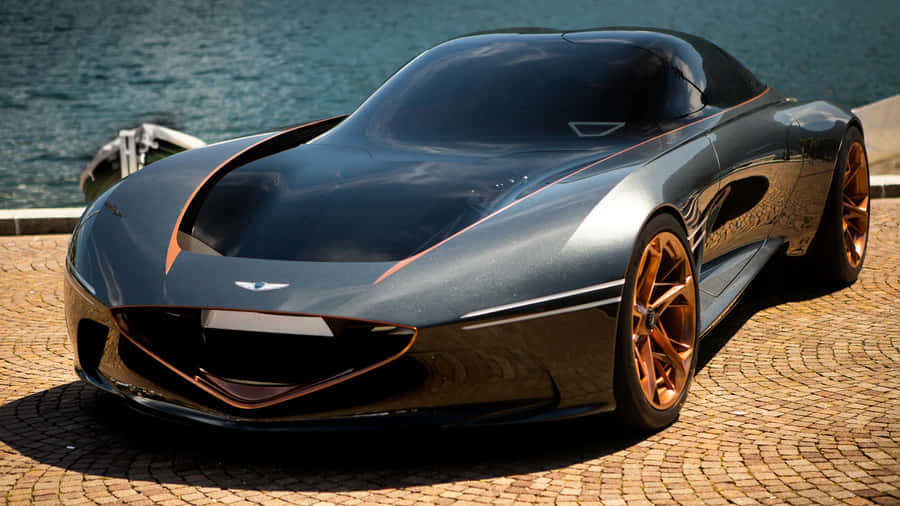 Sleek Genesis Essentia Electric Concept Car Wallpaper