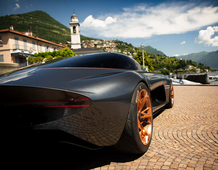 Sleek Genesis Essentia Luxury Concept Car Showcase Wallpaper
