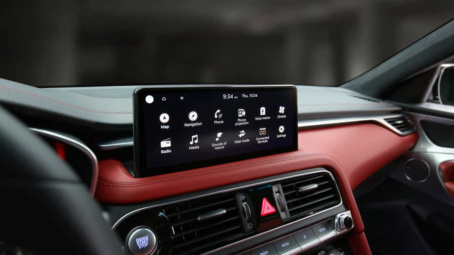 Sleek Genesis G70 In Motion Wallpaper