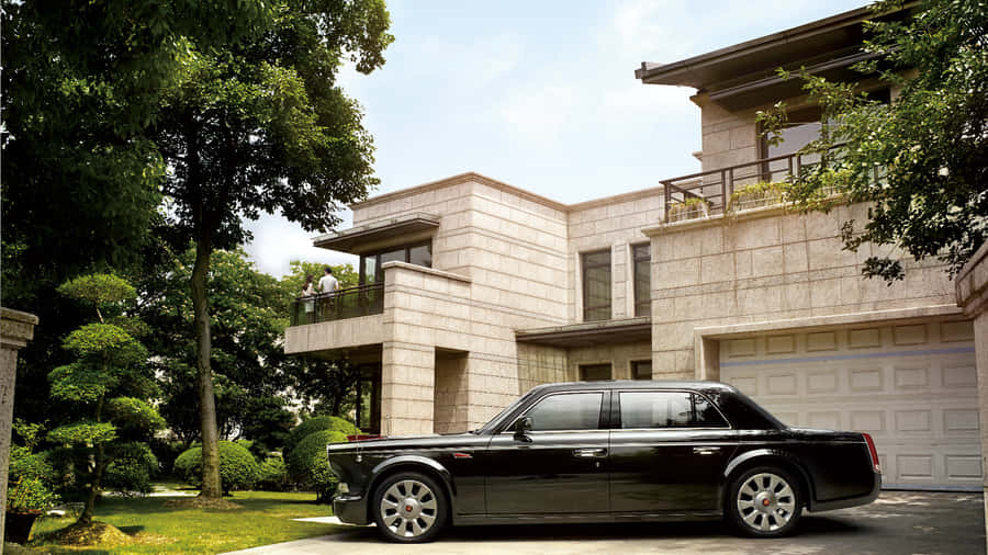 Sleek Hongqi Luxury Sedan Showcased At Auto-expo Wallpaper